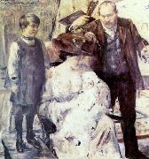 Lovis Corinth The Artist and His Family oil on canvas